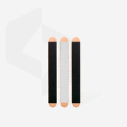 STALEKS Nail file papmAm Mix on a wooden base 180/240 (3 pcs)