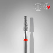 STALEKS Diamond nail drill bit frustum red EXPERT head diameter 2,5 mm / working part 8 mm
