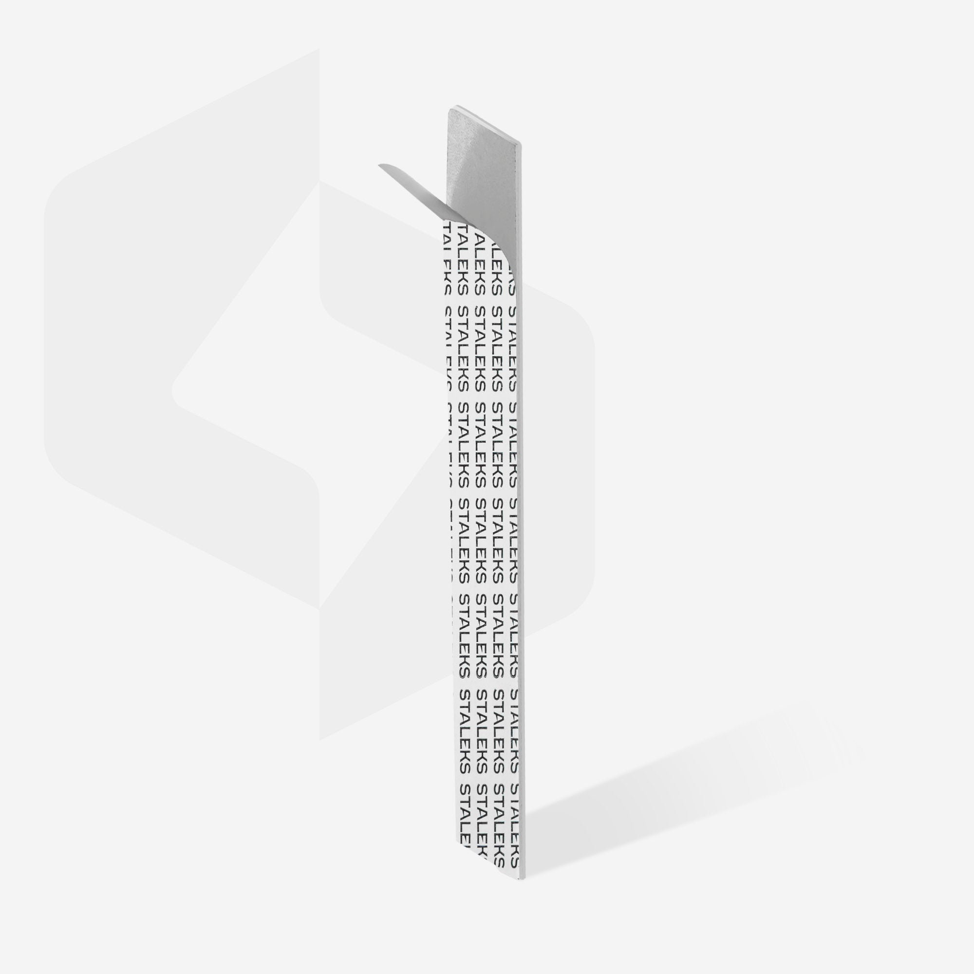 STALEKS Disposable white files for straight nail file on a soft foam layer EXPERT 20 180 grit (30 pcs)