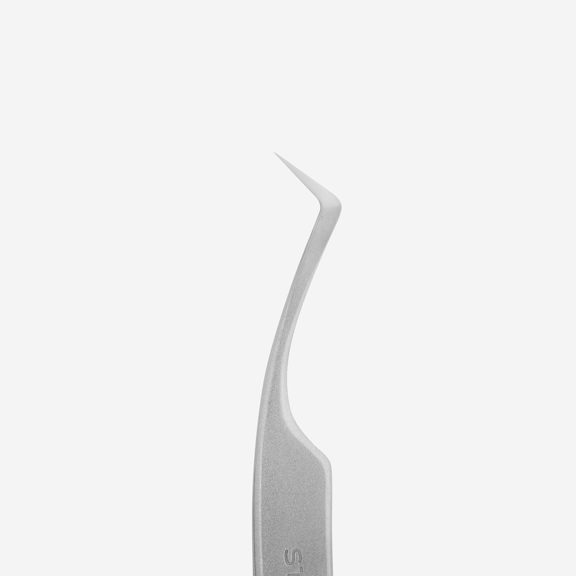 STALEKS Professional eyelash tweezers EXPERT 41 TYPE 2 (L-shaped, 40')
