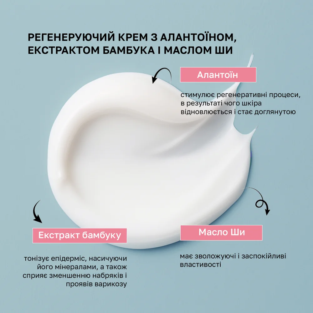 Regenerierende Fußcreme mit Allantoin, Bambusextrakt und Sheabutter – 45 ml