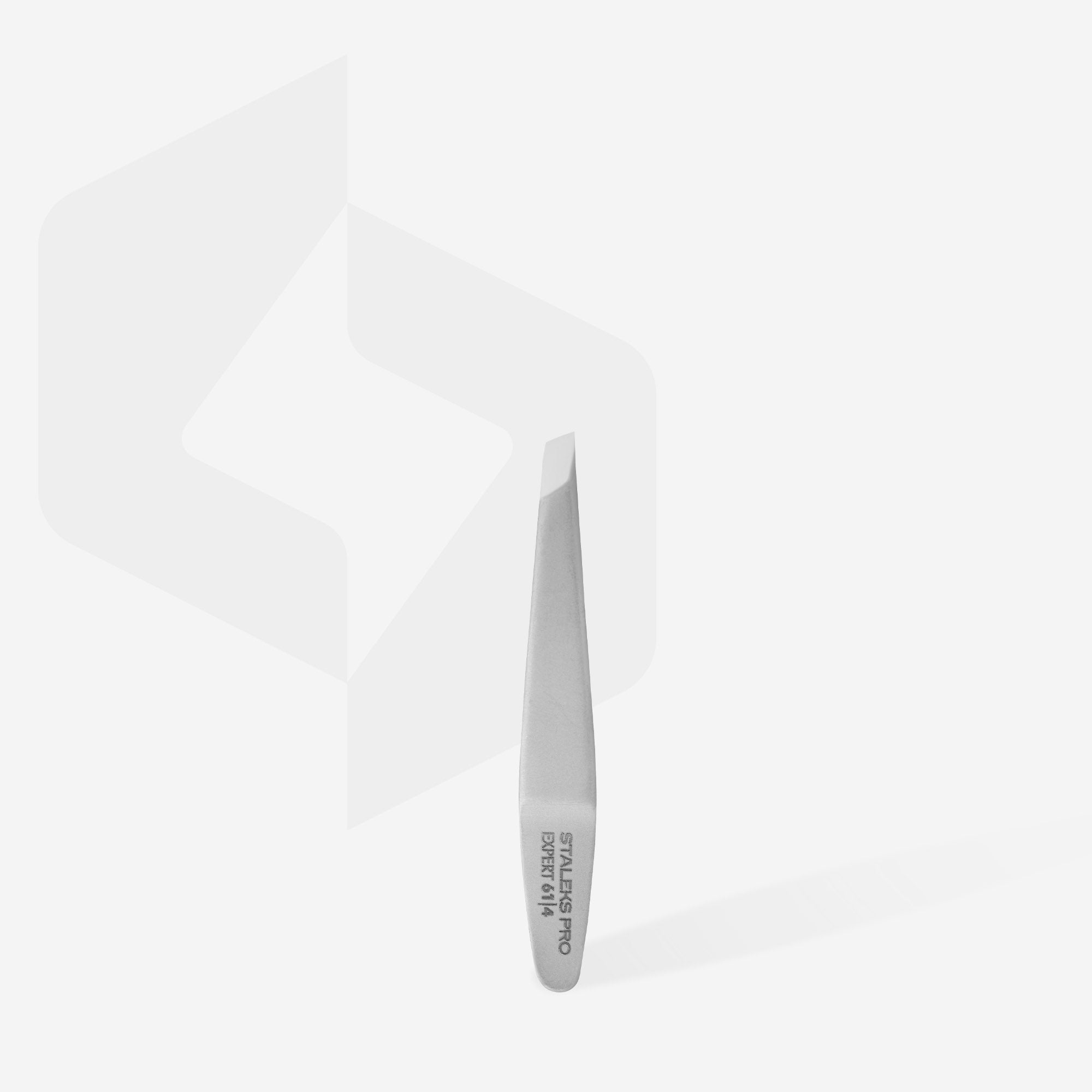 STALEKS Eyebrow tweezers EXPERT 61 TYPE 4 (narrow beveled)