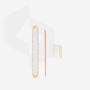 STALEKS Disposable set EXPERT 30 (papmAm Mix on a wooden base 100/180 grit, buff 180/240 grit, orange stick 110 mm)