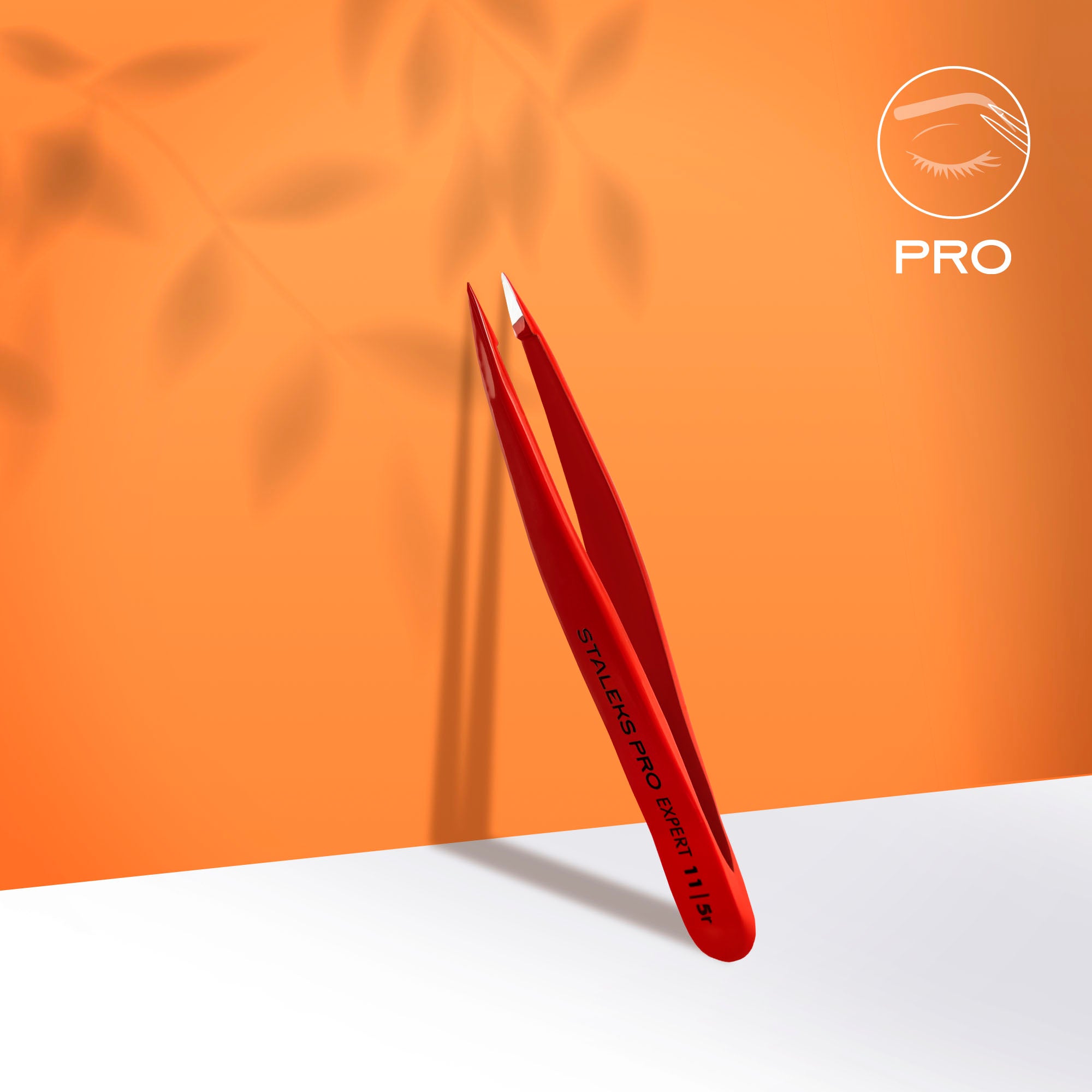 STALEKS Eyebrow tweezers red EXPERT 11 TYPE 5r (point)
