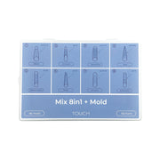 TOUCH Nail Tips Upper forms modeling Mix 8in1 + mold (288pcs)