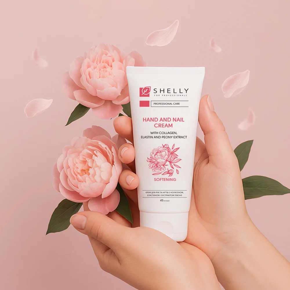 Hands and nails cream with collagen, elastin and Shelly peony extract - 45 ml
